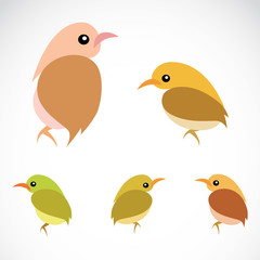 Vector image of an sparrow