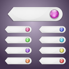 Obraz premium Set of bookmarks