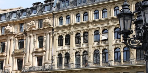 Fototapeta premium Kunstvolle Hausfassade