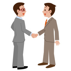 握手をするビジネスマン