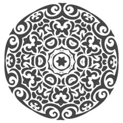 Abstract Vector Ornament in Tribal Style
