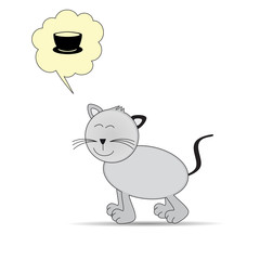 Grey cat