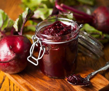 Beetroot chuthey - Powered by Adobe