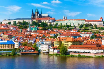 Fensteraufkleber Landschaft von Prag, Tschechien © Scanrail