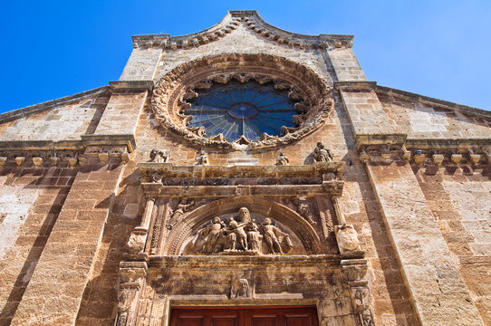 Mother Church of Manduria. Puglia. Italy.