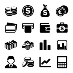 Money icon set