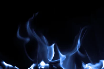 Photo sur Aluminium Flamme Blue flame