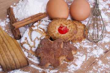 Obraz na płótnie Canvas galletas artesanas en la cocina