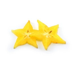 star apple on white background