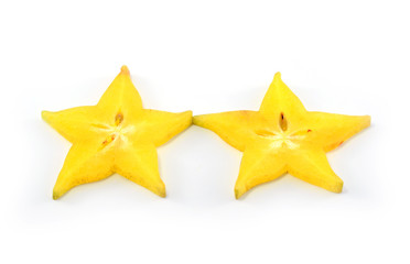 star apple on white background