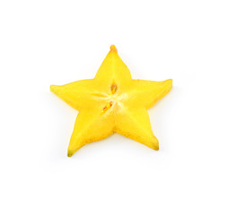 Fototapeta premium star apple on white background