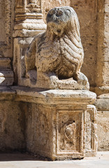 Mother Church of Manduria. Puglia. Italy.