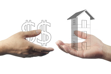 deal property on hand concept