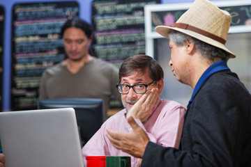 Man with Hand on Cheek