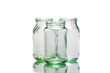 Three full jars