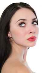 Fototapeta premium Sexy thoughtful woman