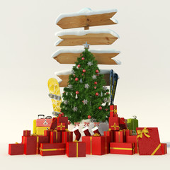 Christmas gift skiing trip