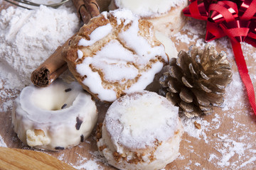 fondo de postres de navidad