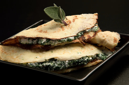 Crepes ricotta e spinaci