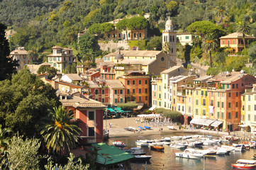 sulla strada per Portofino, Liguria, Italia