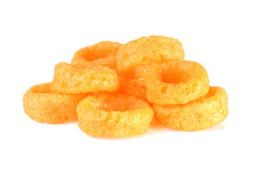 Stack of crispy onion rings