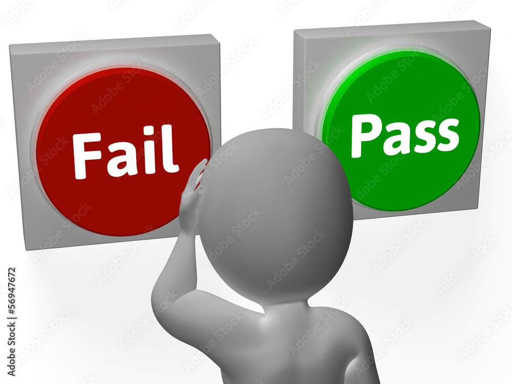Poster fail pass buttons show rejection or validation