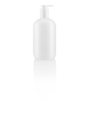 White container bottle isolated on white background