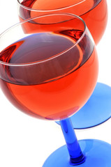Petits verres de rosé