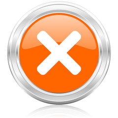 Fototapeta premium cancel icon