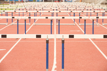 Wood fence for Hurdles.