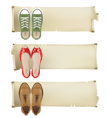 Shoes banners