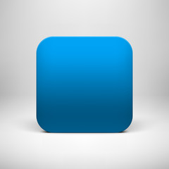 Technology Blue Blank App Icon Template