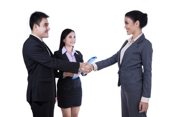 Business handshake