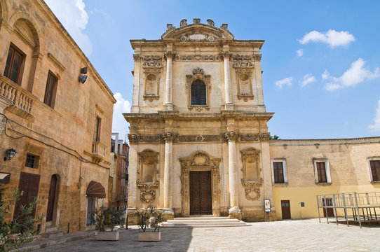 Church of St. Anna. Mesagne. Puglia. Italy.
