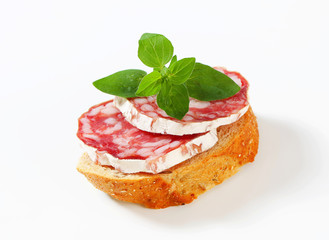 Salami canape