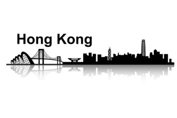 Obraz premium Hong Kong skyline