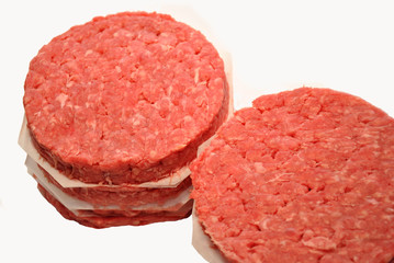 Isolated Hamburg Patties