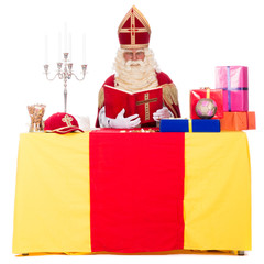 Sinterklaas is working