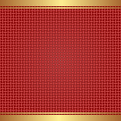 red background