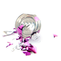 broken christmas ball