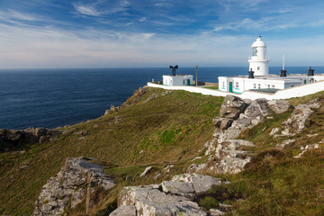 Fototapeta na wymiar Pendeen Lighthouse Cornwall
