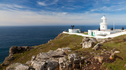 Fototapeta na wymiar Pendeen Lighthouse Cornwall