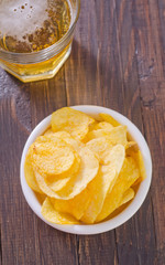 chips and beer