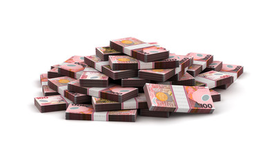 Stack of New Zealand Dollar