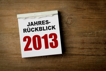 Jahresrückblick 2013