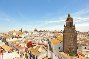 Panoramic view of Carmona, Spain