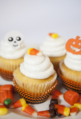 Obraz na płótnie Canvas Halloween Cupcakes