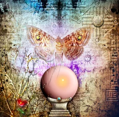  Crystal ball and soul moth © Rosario Rizzo