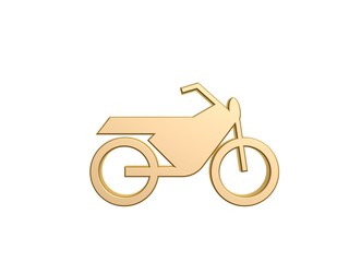 golden motorcycle