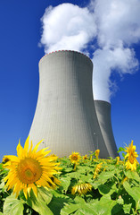 Nuclear power plant Temelin in Czech Republic Europe